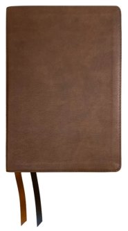 NASB 1995 Side-Column Reference Bible, Brown, Leathertex