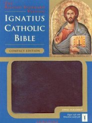 RSV Compact Catholic Bible Burgundy, Bonded Leather, Zipped