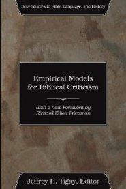 Empirical Models For Biblical Criticism