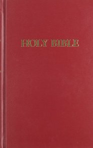 KJV Pew Bible: Red, Hardback