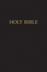 KJV Large Print Pew Bible: Black Hardback