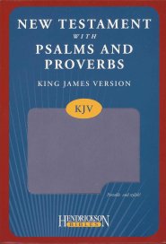 KJV New Testament with Psalms and Proverbs: Lilac, Imitation Leather