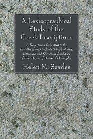 A Lexicographical Study of the Greek Inscription