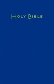 CEB Church Bible Large Print Edition - Navy Blue