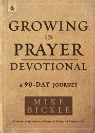 Growing in Prayer Devotional