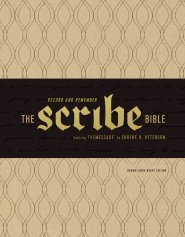 The Message Scribe Bible Journalling Bible, Brown, Imitation Leather, Wide Margin, Notetaking