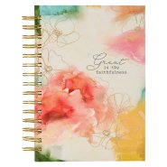 Faithfulness Pastel Meadow Wirebound Journal