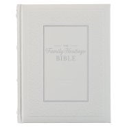 NLT Family Heritage Bible, Large Print Family Devotional Bible for Study, New Living Translation Holy Bible Faux Leather Hardcover, Additional Interac