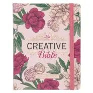 KJV My Creative Bible Hardcover, Pink Floral Printed