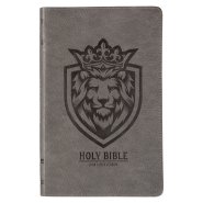 Charcoal Faux Leather Gift Edition King James Version Bible