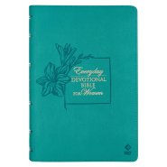 Devotional Bible NLT for Women Faux Leather, Teal