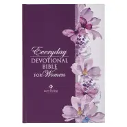 Devotional Bible NLT for Women Hardcover, Purple