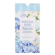 Special Days Calendar Blue Hydrangea Glory of the Lord Isa. 60:1