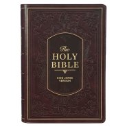 KJV Study Bible Faux Leather, Burgundy