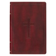 KJV Bible Thinline LP Faux Leather, Burgundy