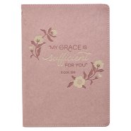 Journal-My Grace is Sufficient-Faux Leather-Mint