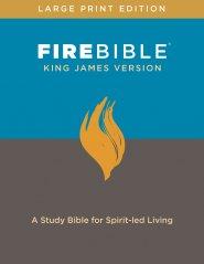 KJV Fire Bible, Large Print