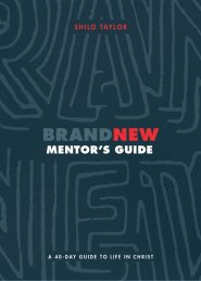 Brand New Mentor`s Guide - A 40-day Guide To Life In Christ