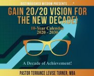 Gain 20/20 Vision For The New Decade! 10-Year Calendar 2020-2030 : A Decade of Achievement!