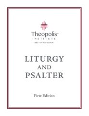 Theopolis Liturgy and Psalter