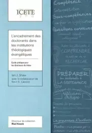 L'encadrement des doctorants dans les institutions th