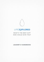 Life Explored Leader's Handbook