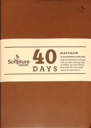 40 Days Devotional with Matthew