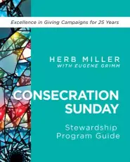 Consecration Sunday Stewardship Program Guide with Download Library