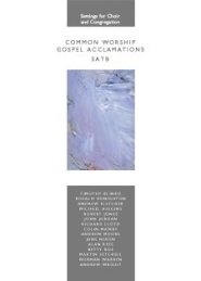 Common Worship Gospel Acclamations - SATB