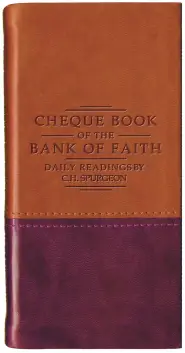 Chequebook of the Bank of Faith Tan/Burgundy