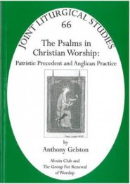 The Psalms in Christian Worship