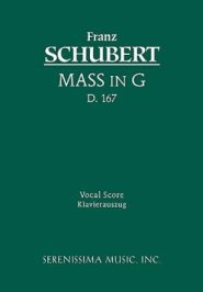 Mass in G, D. 167 - Vocal Score