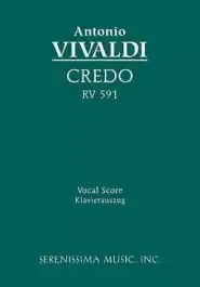 Credo, RV 591 - Vocal Score