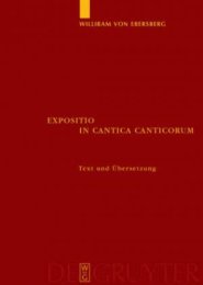 Expositio in Cantica Canticorum