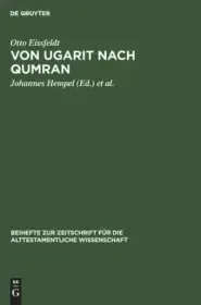 Von Ugarit Nach Qumran