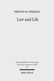 Law and Life: The Interpretation of Leviticus 18:5 in Early Judaism and in Paul