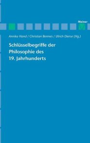 Schlusselbegriffe Der Philosophie Des 19. Jahrhunderts