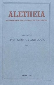 Aletheia: An International Yearbook of Philosophy : Ethics and Medicine: Volume 7