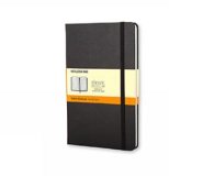 Moleskine Large Ruled Hardcover Notebook Black