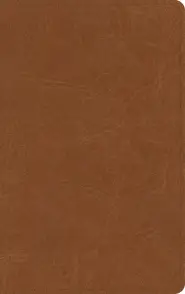 NASB Single-Column Personal Size Bible, Tan Genuine Leather