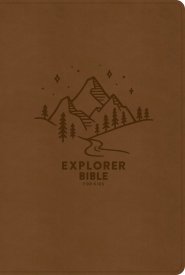 KJV Explorer Bible for Kids, Brown LeatherTouch, Indexed