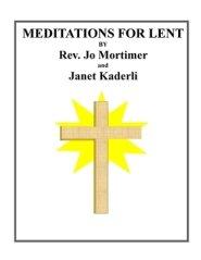 Meditations for Lent