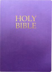 KJVER Holy Bible, Large Print, Royal Purple Ultrasoft