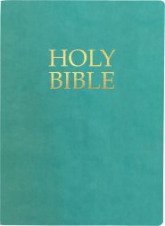 KJVER Holy Bible, Large Print, Coastal Blue Ultrasoft