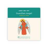 Guardian Angel Pin Badge