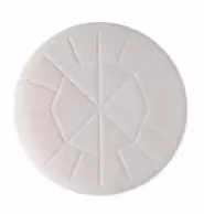 Pack of 25 Celebration Host Communion Wafers 5.75" - White, Sealed Edge