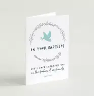 On Your Baptism Greeting Card