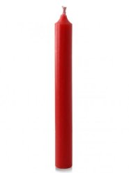 4 1/2" x 1/2" Red Candles - Pack of 50