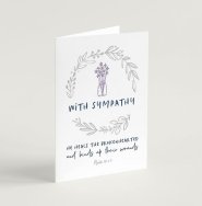 With Sympathy Greeting Card