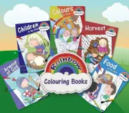 Rainbow Colouring Book Value Pack